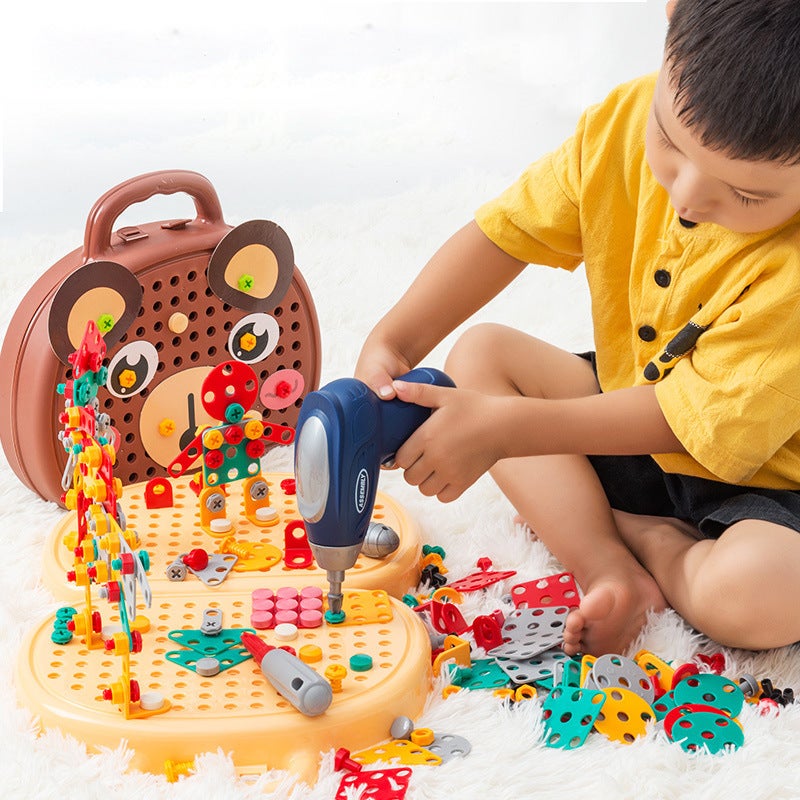 Children'S Toolbox Screw Screw Simulation Assembly Baby Handmade Diy Repair Disassembly Educational Toys - Image 3